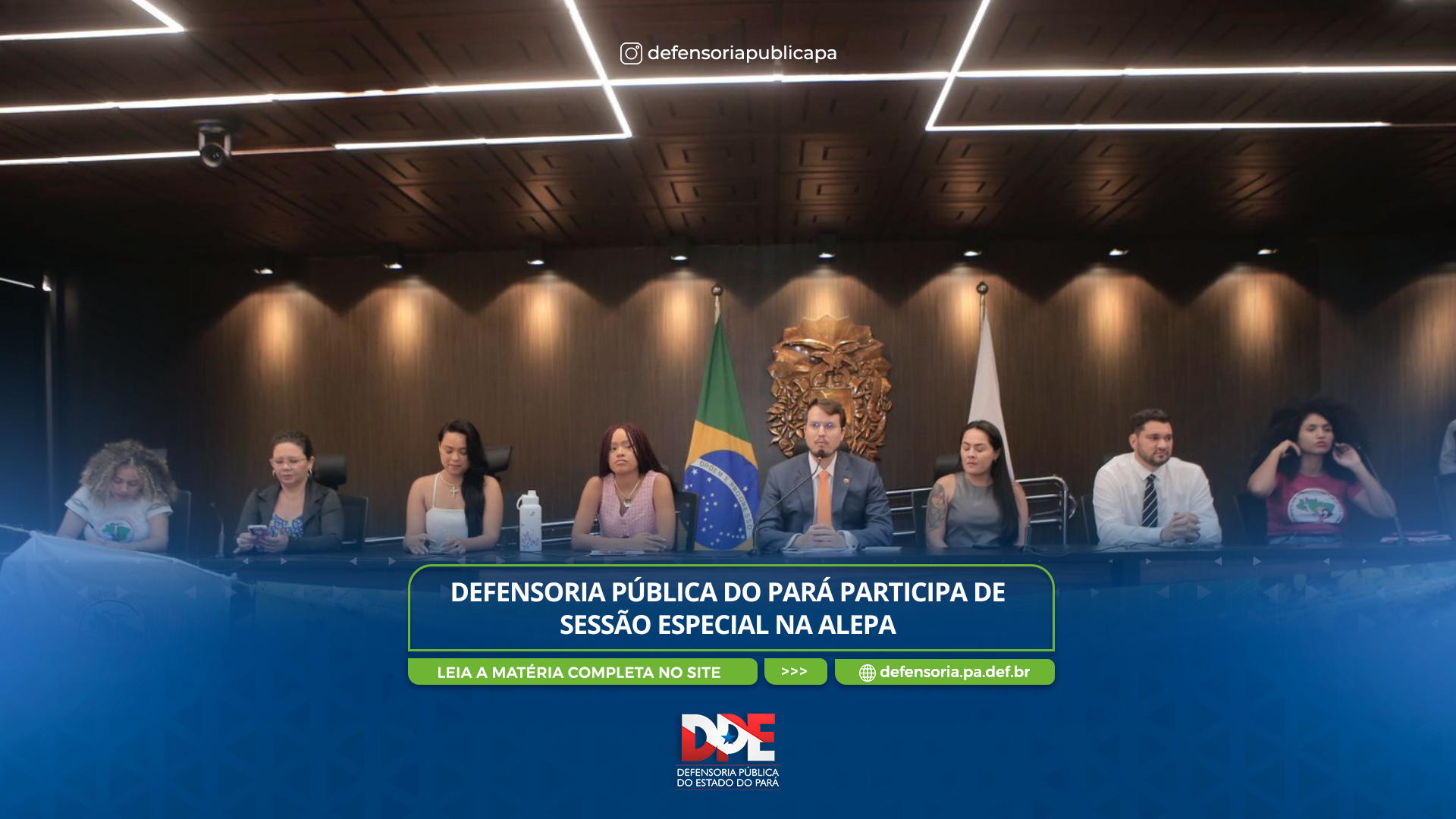 Defensoria Pública do Pará participa de Sessão Especial na Alepa